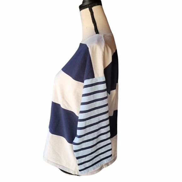 J. Crew Nautical Top with Boat Neck - Picture 3 of 7